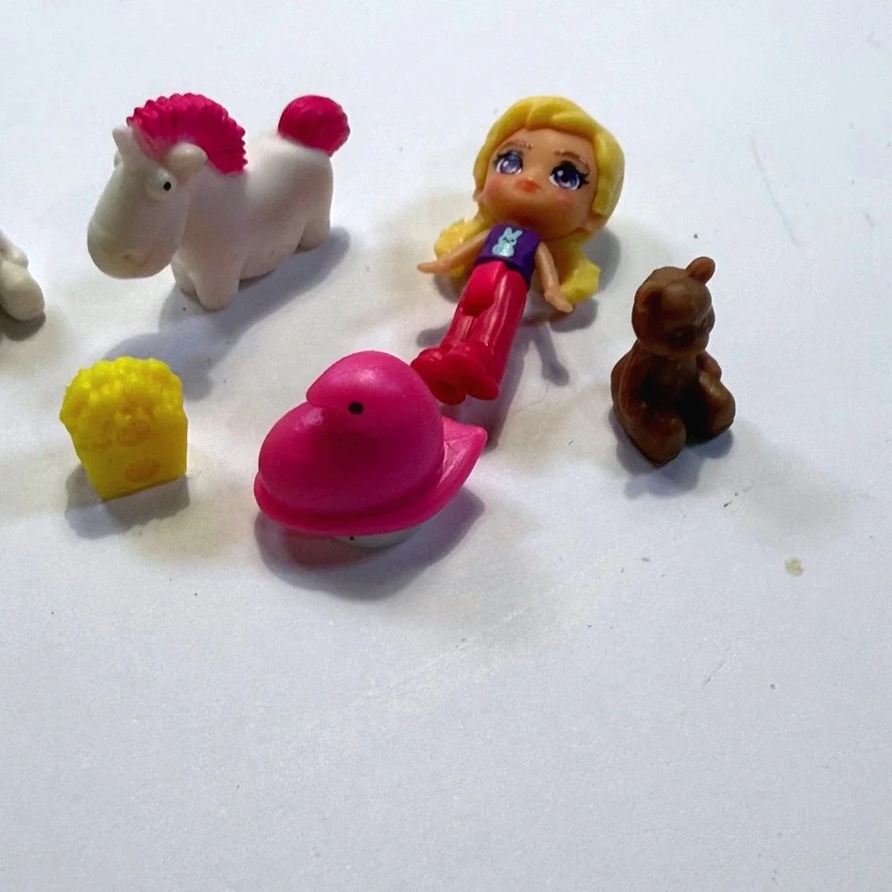 Polly Pocket Doll Animal Accessory Lot Pony Teddy Bear Replacement Pieces